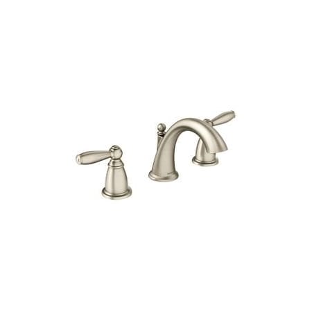 Moen Brantford Brushed Nickel Two-Handle Bathroom Faucet TV6620BN